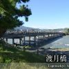 【附实拍示意图】岚山小火车站→竹林道、天龙寺、野宫神社、京福（岚电）岚山站、渡月桥→阪急岚山站的路线