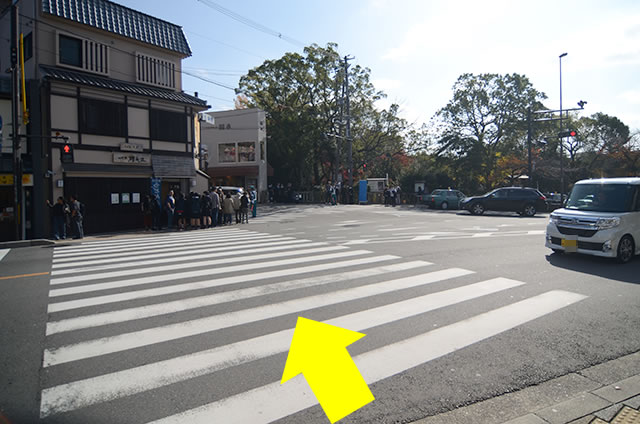 JR京都站到清水寺最快路线实景示意图07