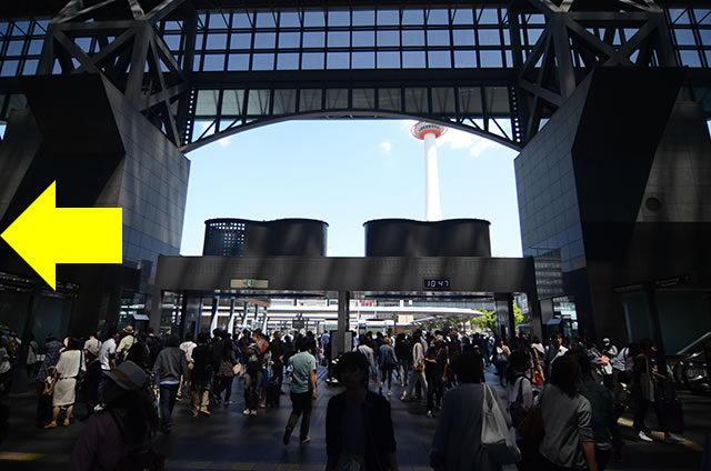 JR京都駅中央口改札