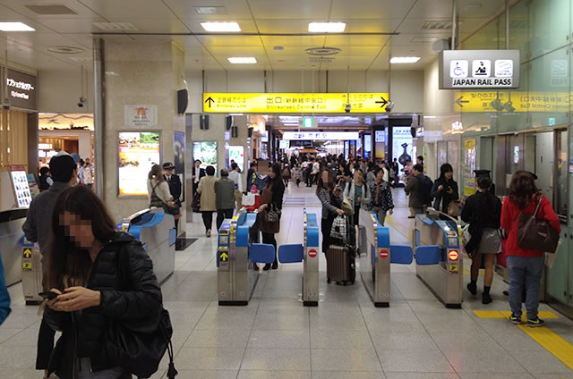 JR京都駅新幹線中央口改札内