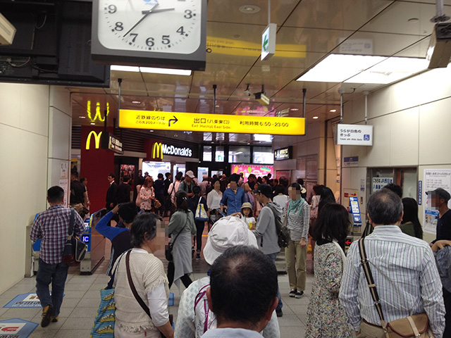 JR京都駅八条東口