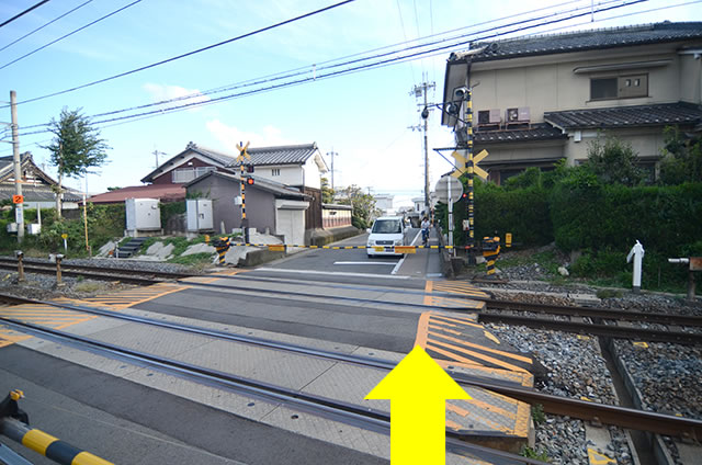 JR太秦駅から東映太秦映画村までの道順行き方05