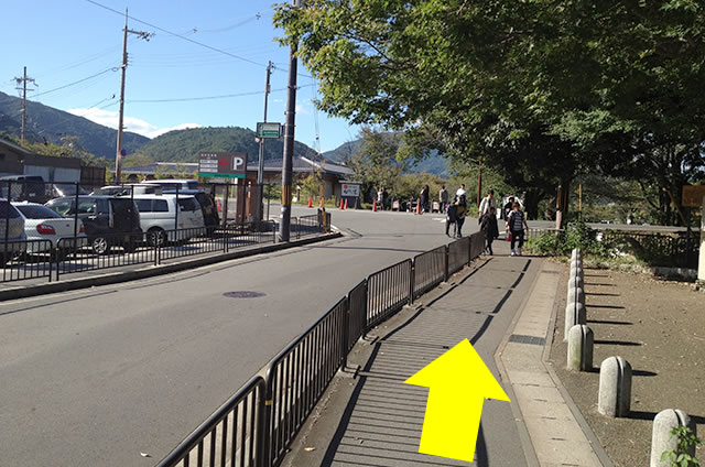 阪急嵐山駅から渡月橋から天龍寺までの行き方道順02