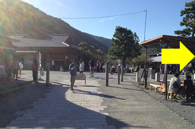 阪急嵐山駅から渡月橋から天龍寺までの行き方道順09