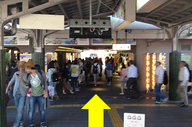 京福（嵐電）嵐山駅から天龍寺までの道順01