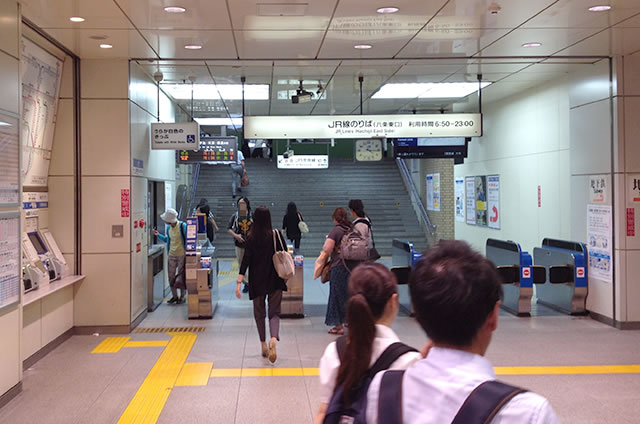 JR京都駅八条東口改札