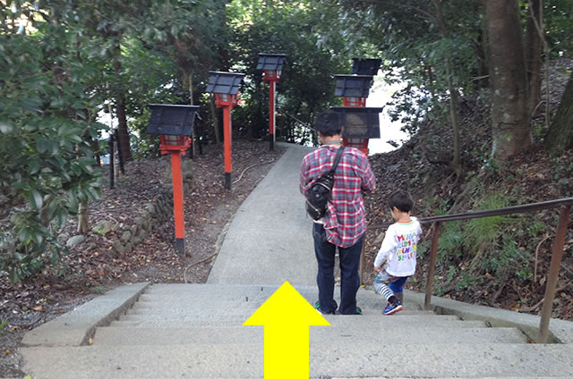 嵐山モンキーパークいわたやまからJR嵯峨嵐山駅トロッコ嵯峨駅への行き方道順01