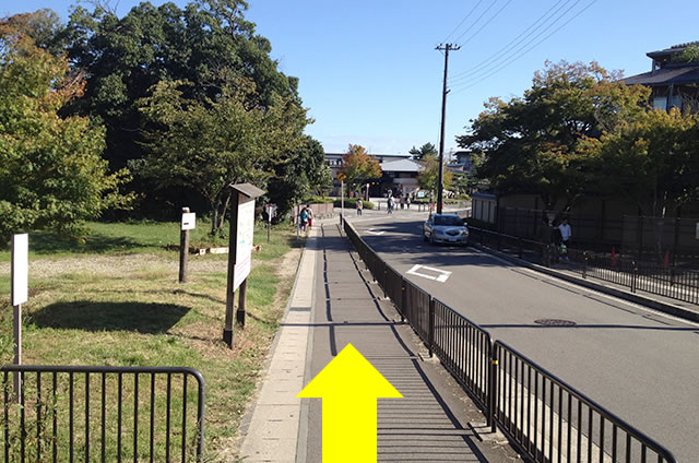 渡月橋から阪急嵐山駅までの行き方道順09