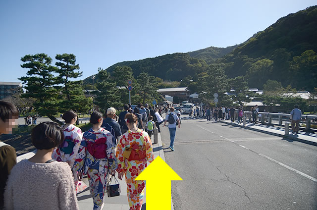 トロッコ嵐山駅から嵐山モンキーパークいわたまでの行き方道順20