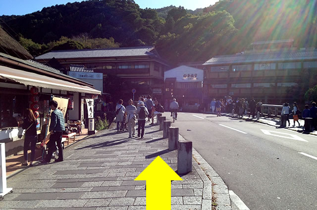 トロッコ嵐山駅から嵐山モンキーパークいわたまでの行き方道順22