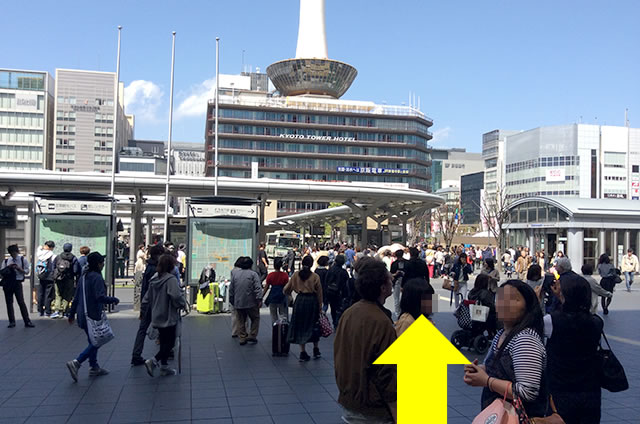 JR京都駅から清水寺までの最速アクセス行き方写真付02