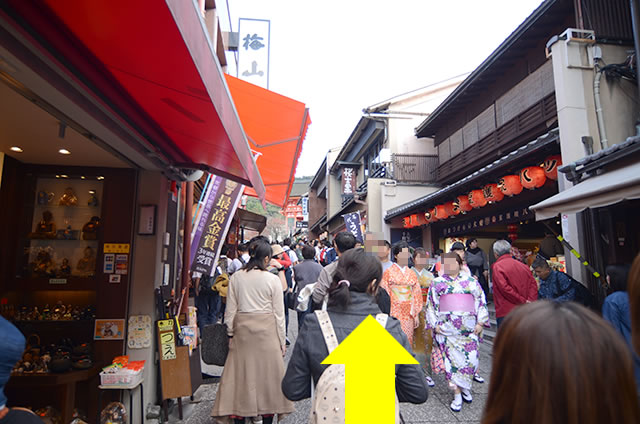 JR京都駅から清水寺までの最速アクセス行き方写真付14産寧坂