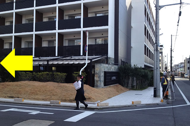 JR京都駅から京お宿　こことまろへの最速アクセス行き方10