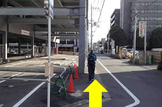 JR京都駅から京お宿　こことまろへの最速アクセス行き方09