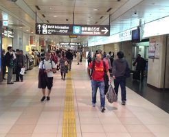 JR京都駅の在来線八条東口から新幹線八条口への行き方道順06