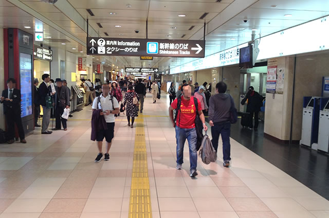 JR京都駅の在来線八条東口から新幹線八条口への行き方道順06