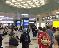 JR京都駅在来線八条東口から新幹線八条口への行き方道順01